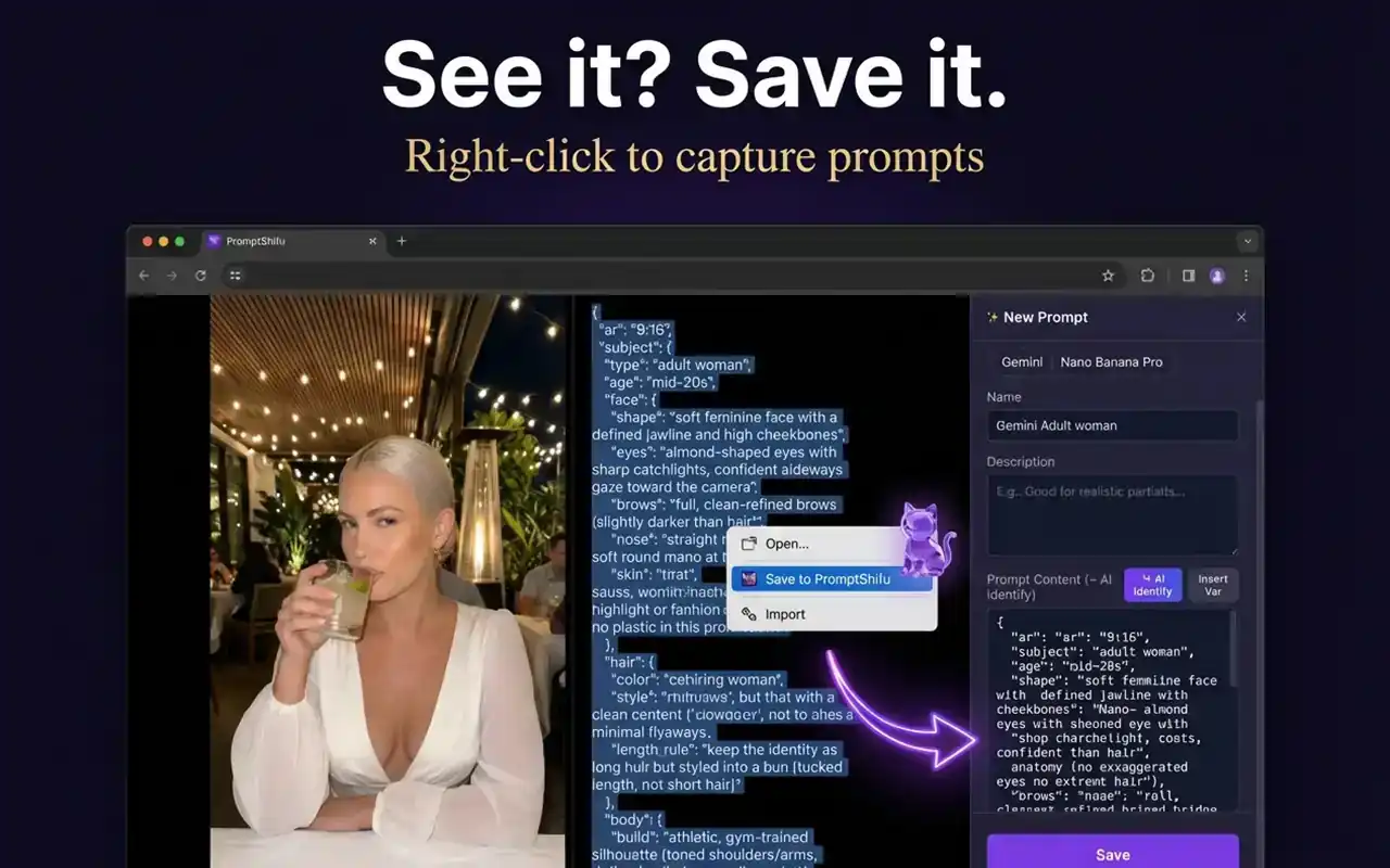 Web Prompt Capture