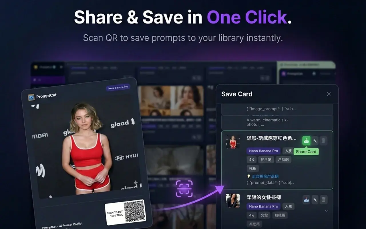 QR Code Prompt Sharing